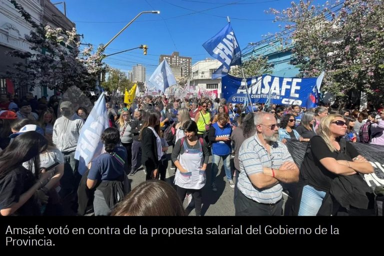 NO EMPIEZAN LAS CLASES EN SANTA FE: AMSAFE Y SADOP RESOLVIERON HACER CUATRO DÍAS DE PARO