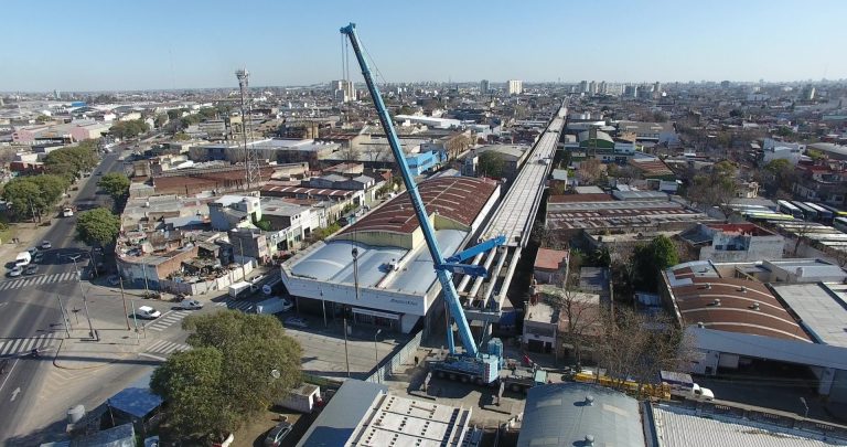 EL VIADUCTO DEL BELGRANO SUR A CONSTITUCIÓN YA TIENE UN 50% DE AVANCE￼
