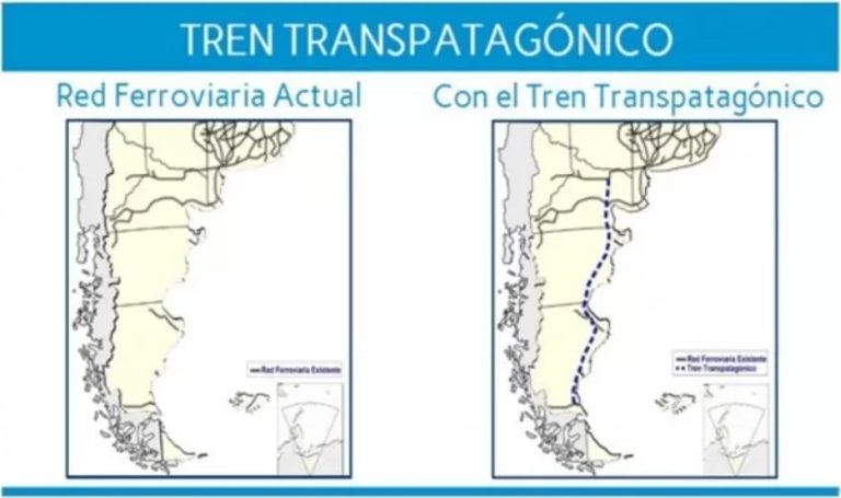 PIDEN REFLOTAR EL PROYECTO DEL “TREN TRANSPATAGÓNICO” Y QUE LLEGUE A SANTA CRUZ: ¿ES POSIBLE?
