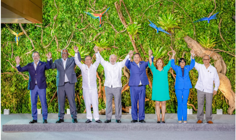 PAÍSES AMAZÓNICOS FIRMAN LA DECLARACIÓN DE BELÉM Y URGEN A LAS POTENCIAS A CUMPLIR SUS COMPROMISOS