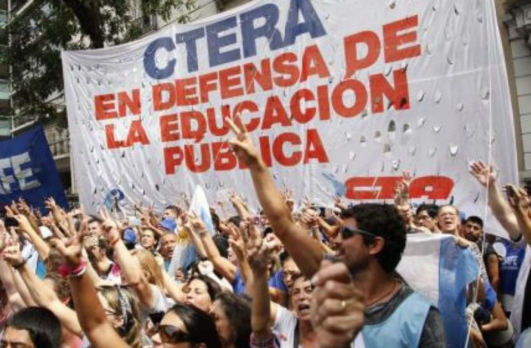 CTERA EXIGE AL GOBIERNO NACIONAL QUE ENVÍE LOS RECURSOS ECONÓMICOS PARA POLÍTICAS PÚBLICAS EDUCATIVAS