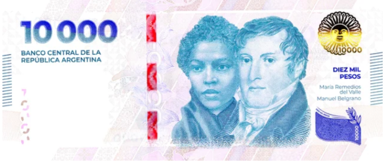 YA CIRCULA EL NUEVO BILLETE DE $10.000: CÓMO DETECTAR UNO FALSO