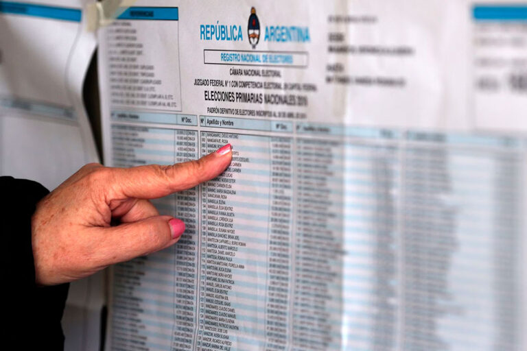 DÓNDE VOTO: CONSULTÁ LA ESCUELA, MESA Y NÚMERO DE ORDEN