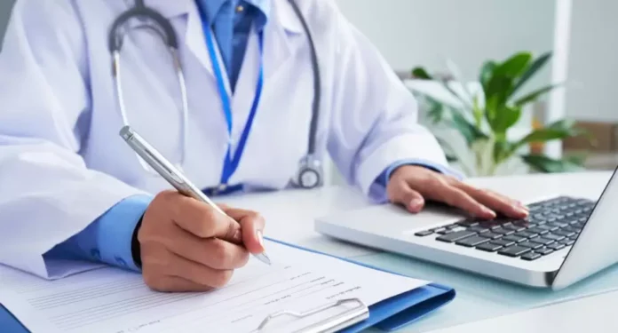 Médico escritorio